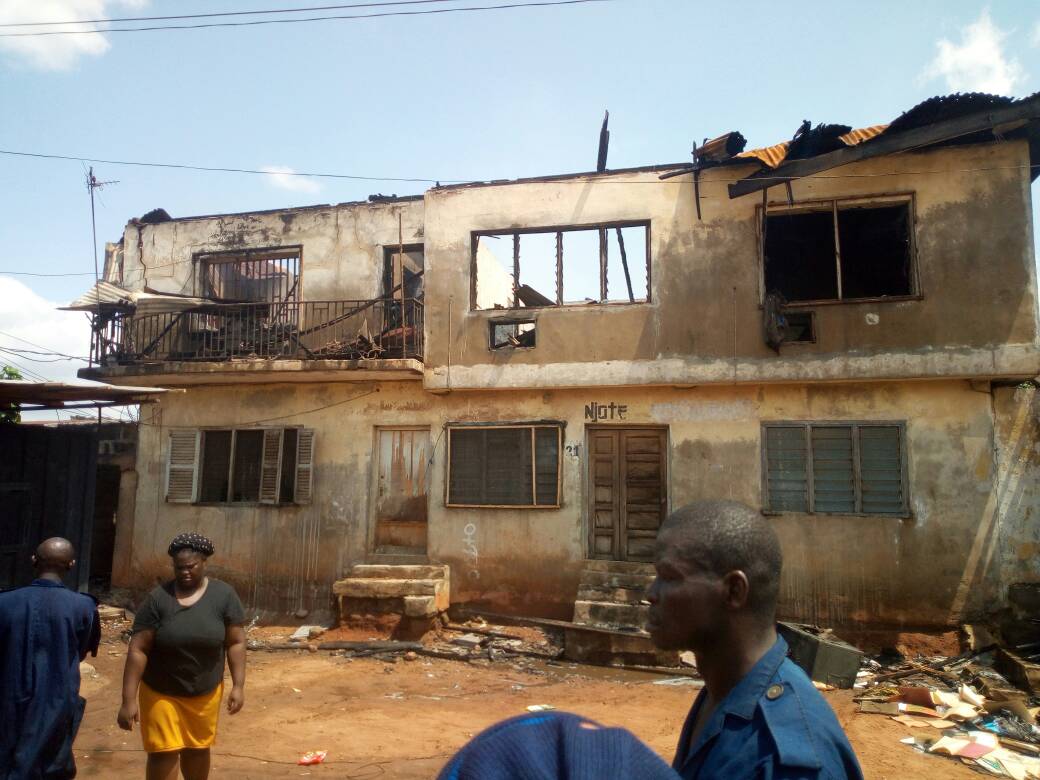 Fire Ignited By 2 Year Old Child Destroys Property Worth Millions Of Naira In Onitsha