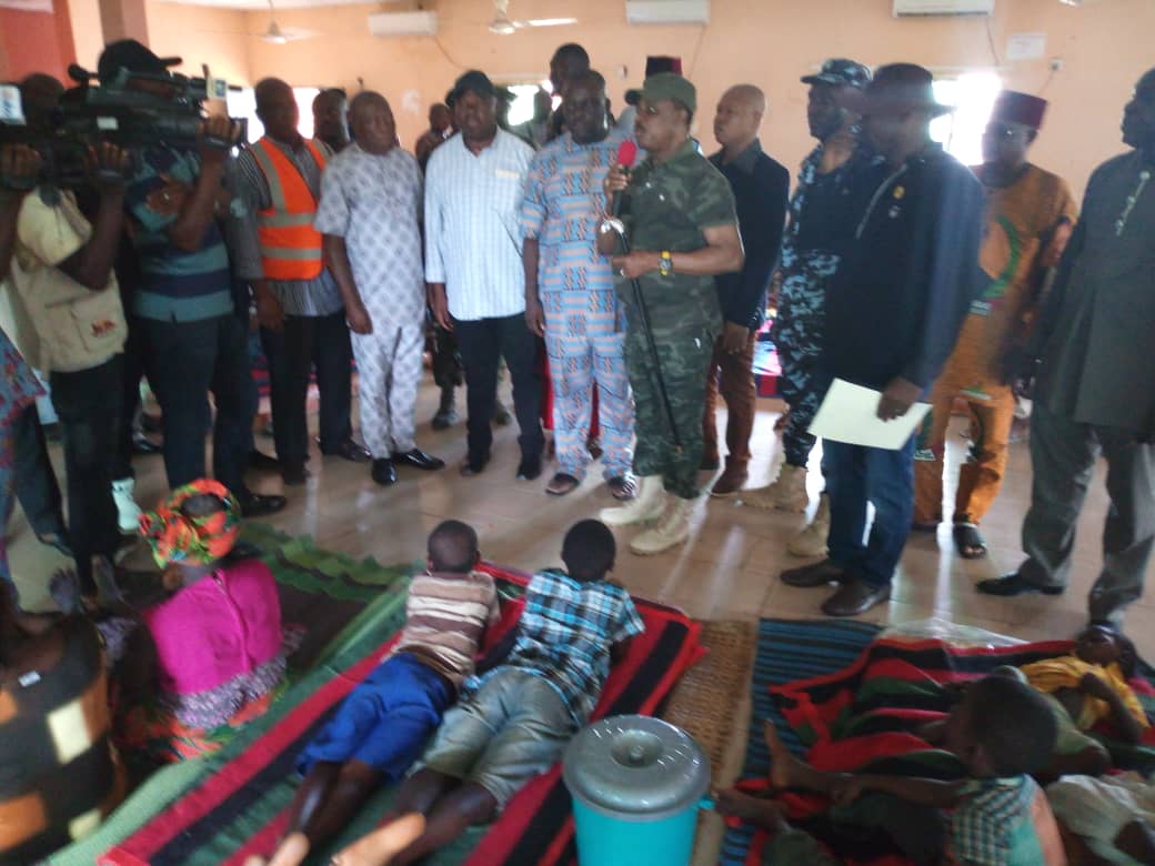 Obiano Visits Flooded Communities In Anambra, IDP Camps, Re-echoes Call For Residents To Relocate