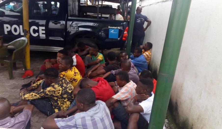 Anambra Police Command Parade Crime Suspects, Display Recovered Arms