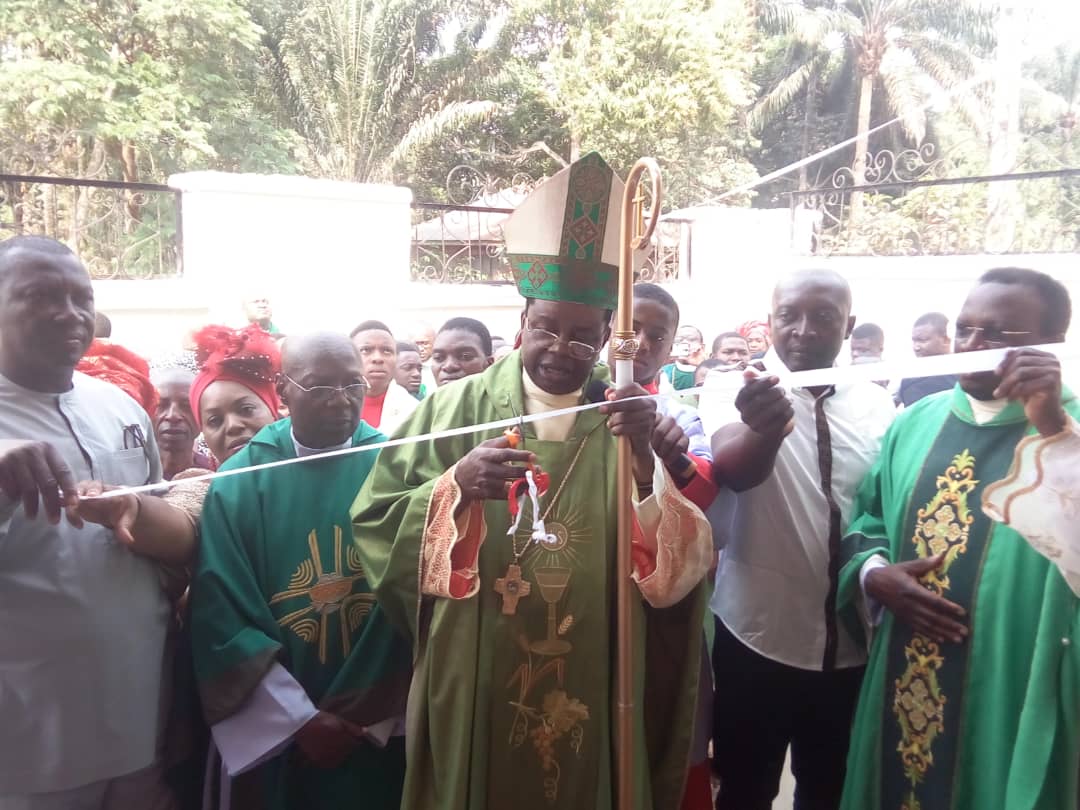 Bishop Ezeokafor Dedicates Divine Mercy Chapel Aguluzigbo