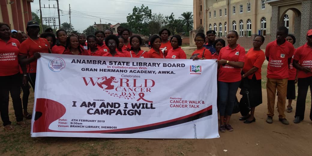 Anambra Library Service Takes Cancer Awareness Campaign To Ihembosi Community