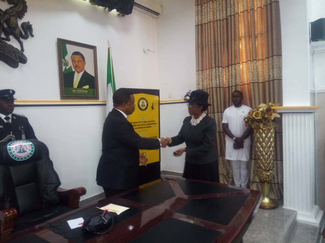 Obiano Swears In First Anambra Female Acting Chief Judge