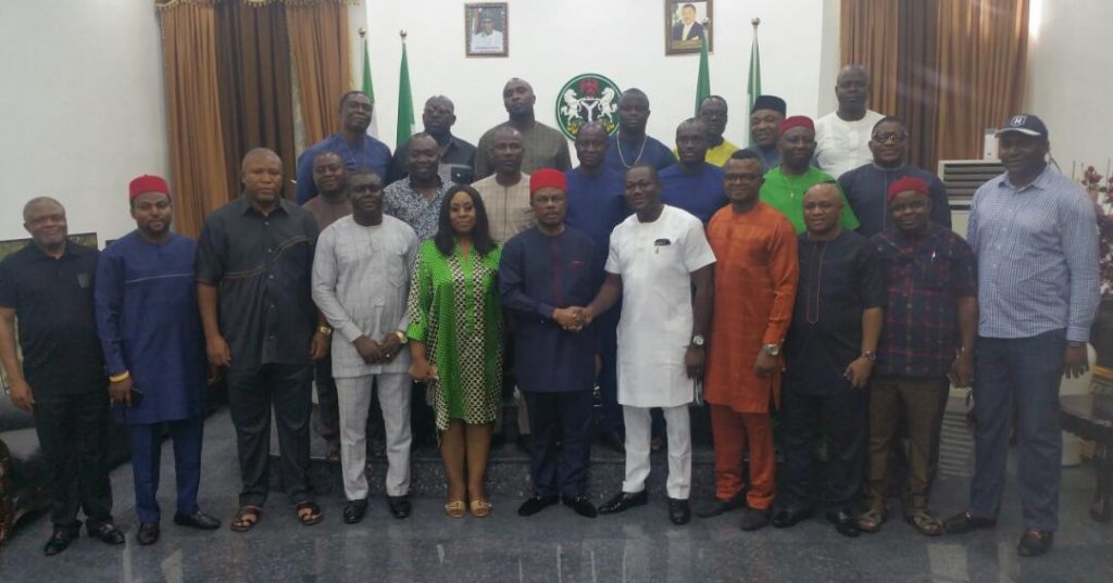 Obiano Recieves New Anambra House Of Assembly Members