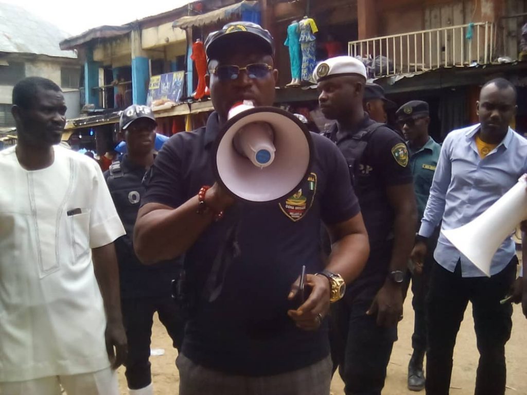 OCHA Brigade Takes Sensitization Exercise On Clean Environment   To Onitsha Markets