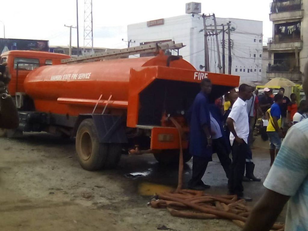 Another Tanker  Fire Averted In Onitsha
