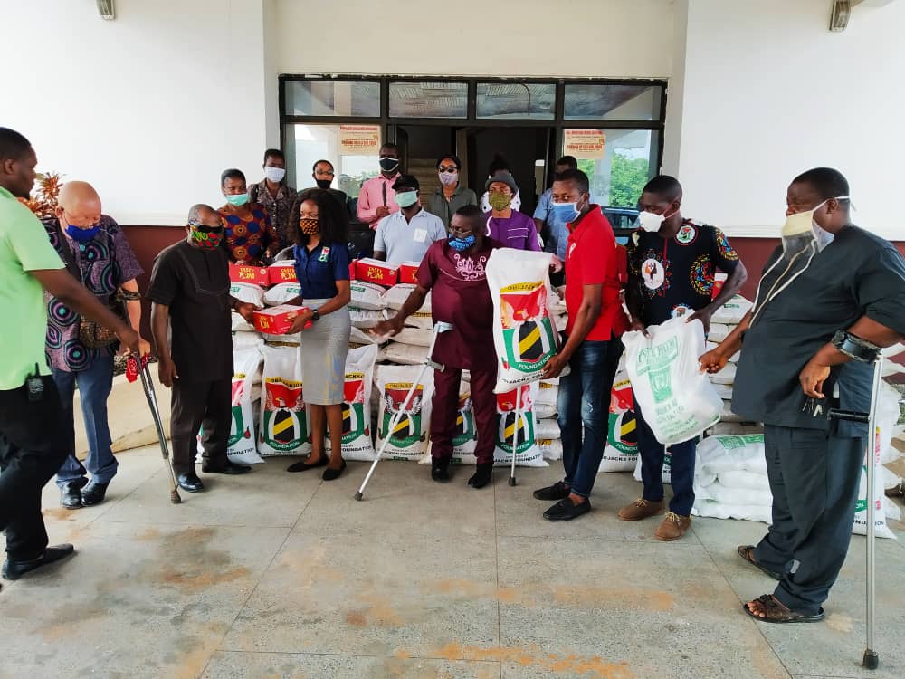 Obijackson Foundation Donates Food Items To  Persons With Disabilities In Anambra State
