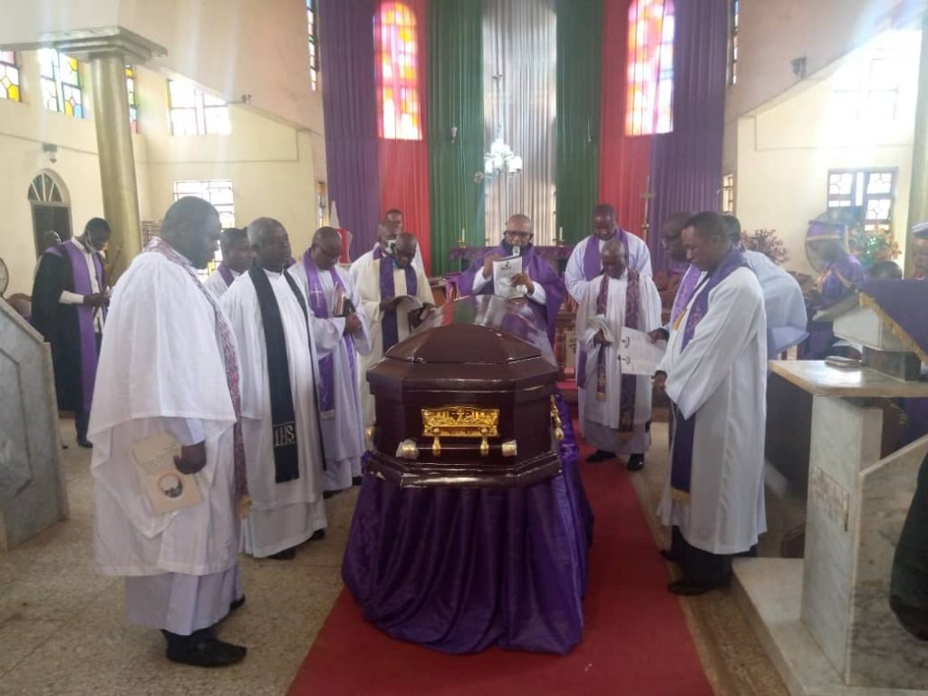 Former Anambra Lawmaker Frank Ekpe Laid To Rest At Enugwu-Ukwu, Njikoka Council Area