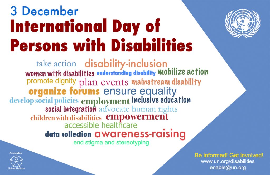 Today Is International Day Of Persons With Disability