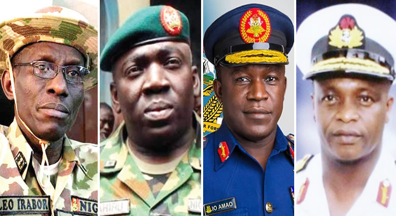 More Nigerians Tasks New Service Chiefs On Insecurity To Revive Economy