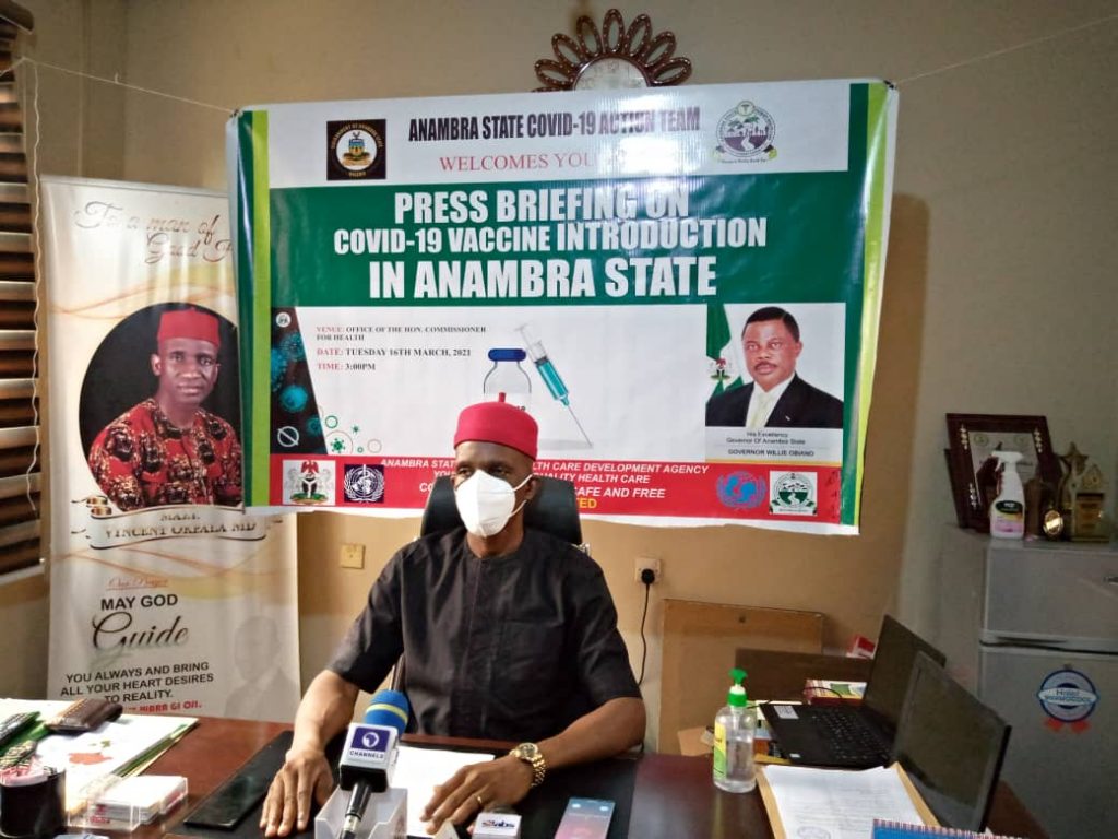 COVID -19 Vaccination Commences In Anambra State Today