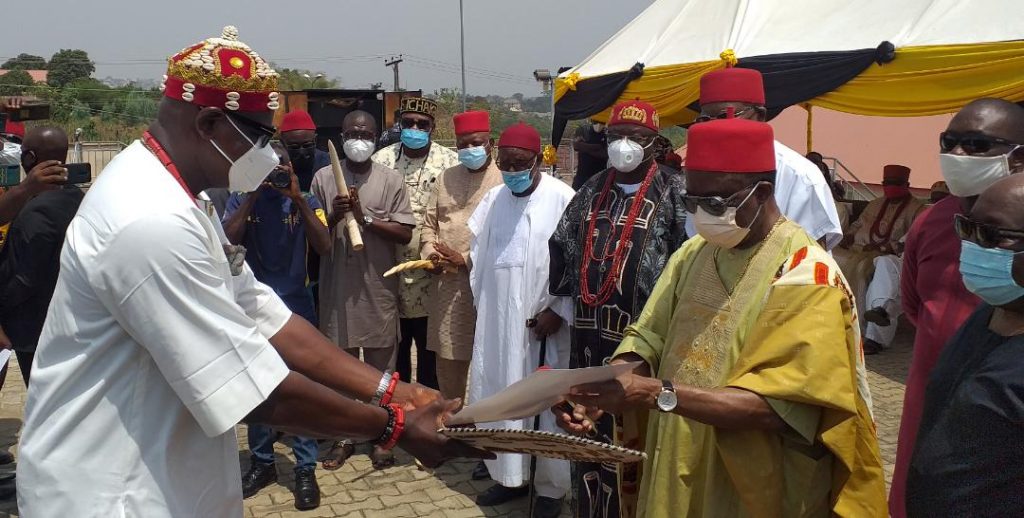 Obiano Issues Certificate Of Recognition To Four New Traditional Rulers