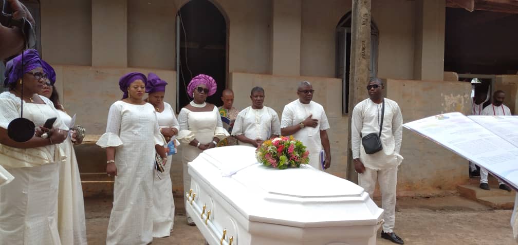 Late Mrs Justina Nnatuanya Laid To   Rest At Enugwu -Aguleri Anambra East Council Area