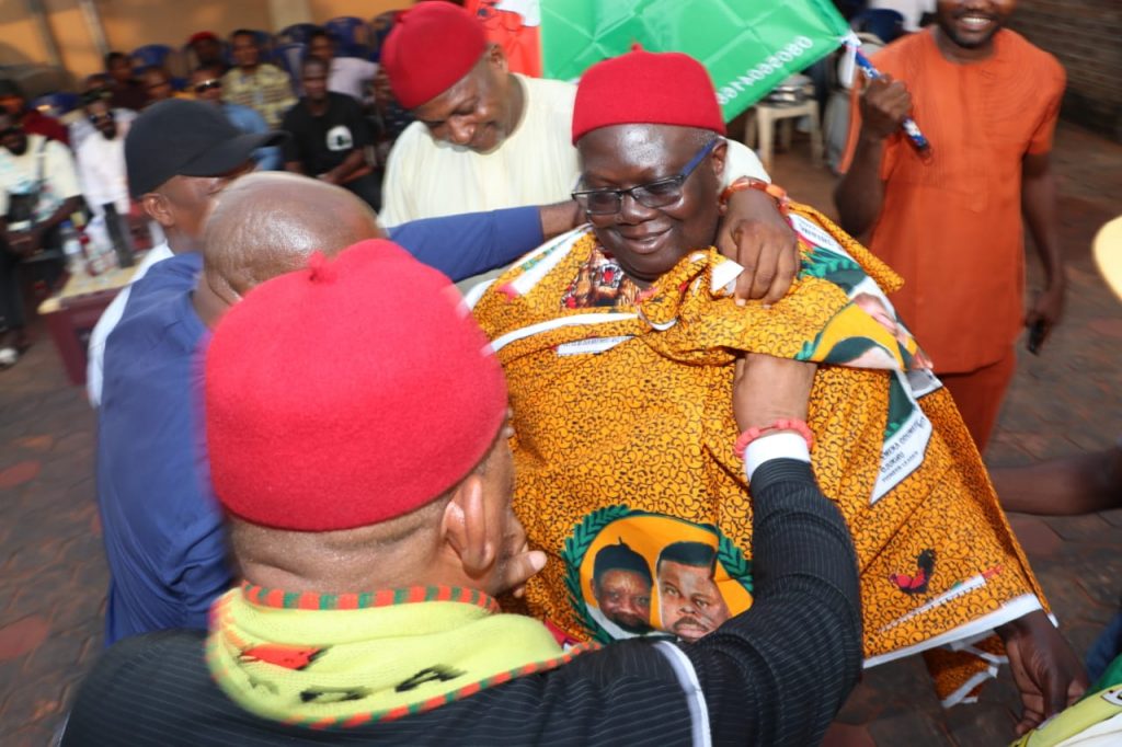 Patrick Chinwuba Returns To APGA At Nteje, Oyi Council Area