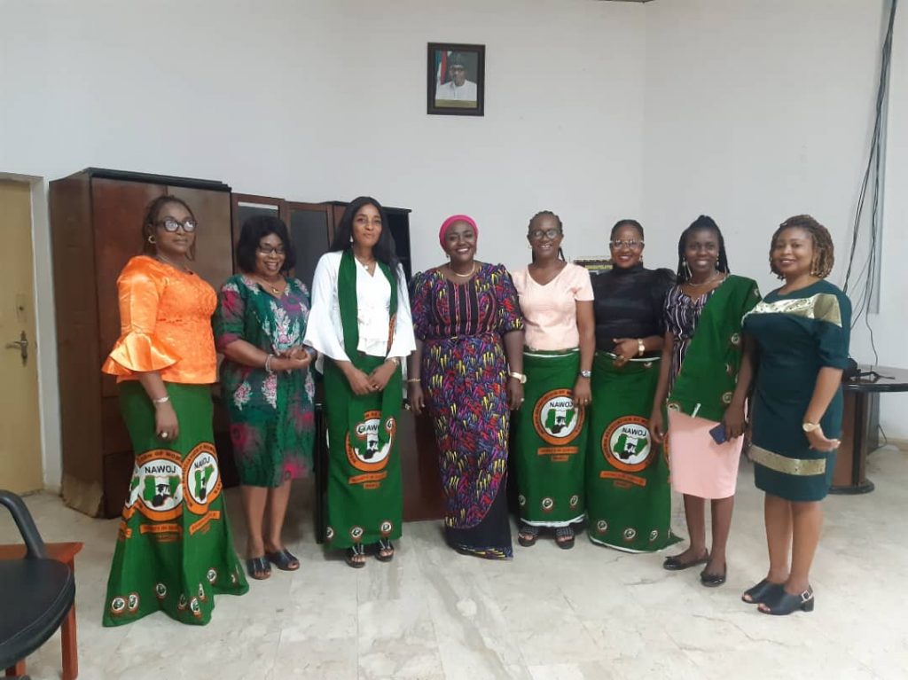 Anambra Women Affairs Commissioner, Obinabo Hosts NAWOJ In Awka , Decries Violence Against Women