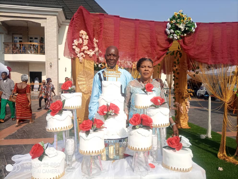 Cyprian Nwankworji, Wife Celebrate Golden Jubilee Marriage Anniversary At Omogho