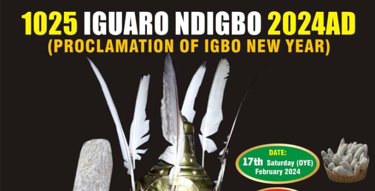 1025TH IGUARO NDIGBO AND NRI AS CENTRE OF IGBO CULTURE  AND TRADITION