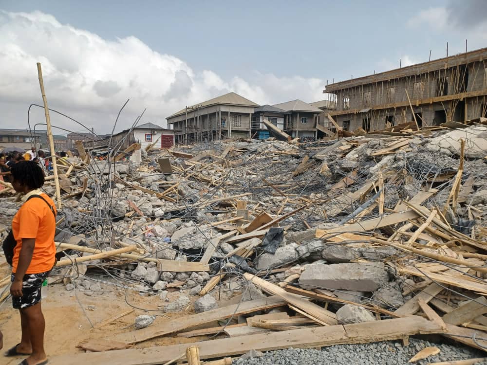 Anambra State  Special Duties Commissioner Mourns Victims Of Building Collapse In Onitsha