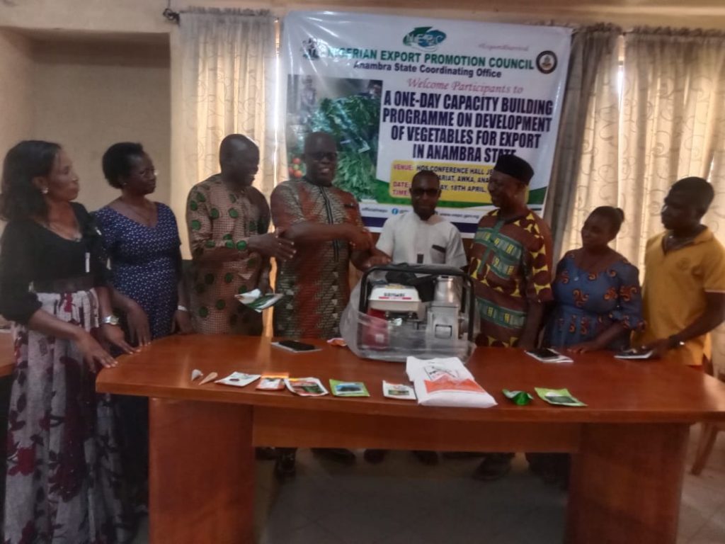 NEPC Organizes Capacity Building Programme On Vegetable Export In Awka