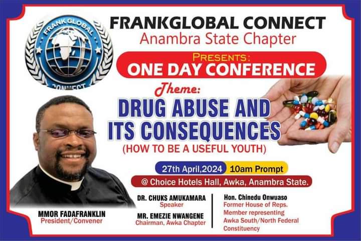 FrankGlobal Connect Holds Youth Conference On Illicit Drugs In Awka