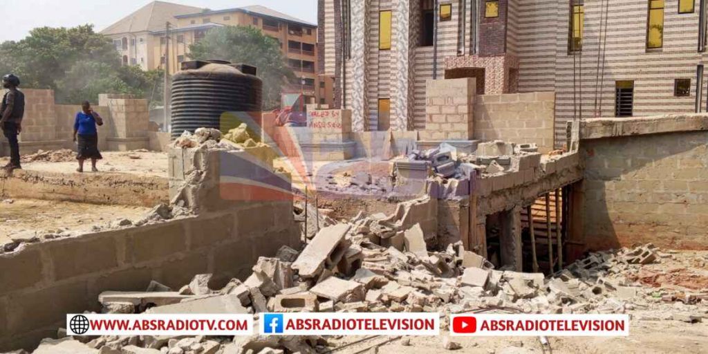 Anambra State Physical Planning Board Demolishes Illegal Structures, Shanties In Onitsha
