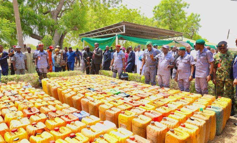 Nigeria Customs Service Intercepts 125, 000 Liters Of Smuggled PMS In Kebbi State