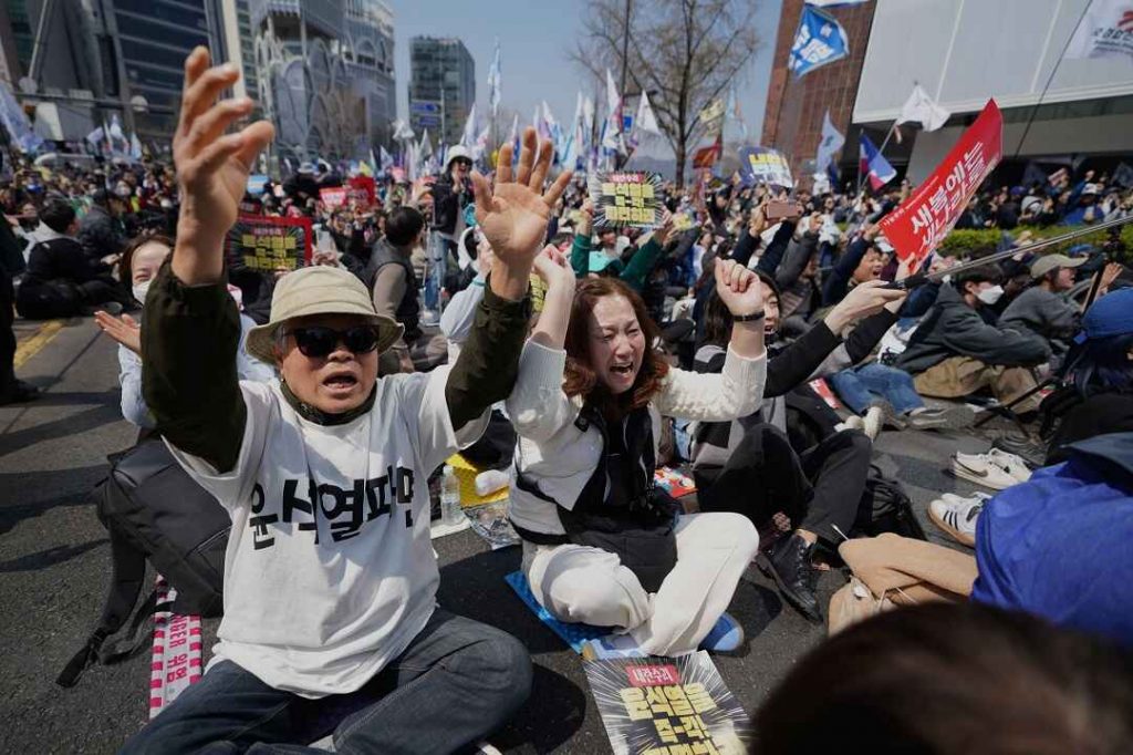 Martial Law: Thousands Of People Protest In South Korea Over Removal Of Former President