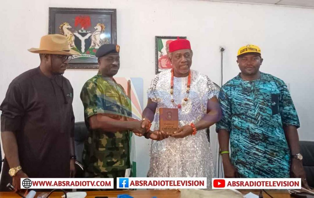 Anambra Traditional Rulers Council Chairman Igwe Iweka Urges Southeast Youths To Participate Actively In Army Recruitment Exercise