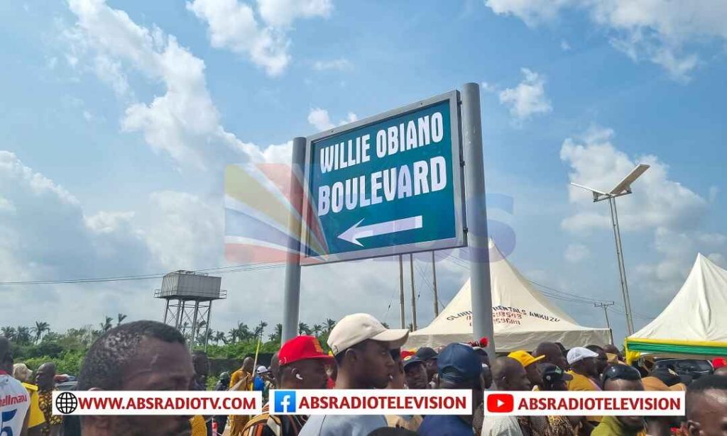 Soludo Inaugurates Access Road To Chinụa Achebe International Airport Umueri, Renamed Willie Obiano Boulevard