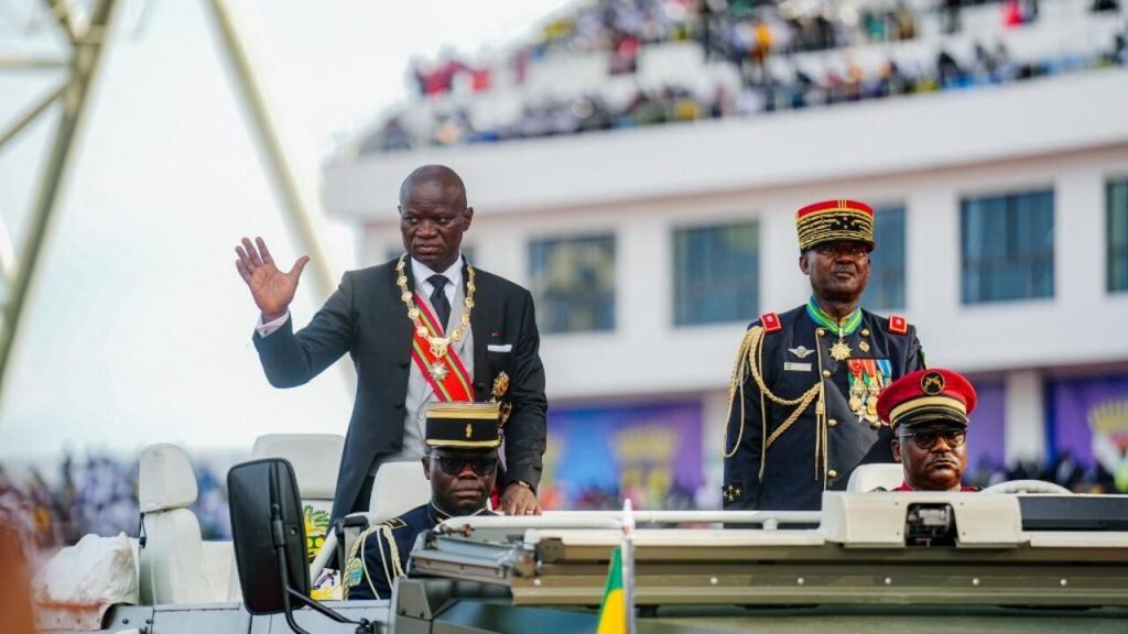 Brice Oligui Nguema Sworn In As Gabon Civilian President